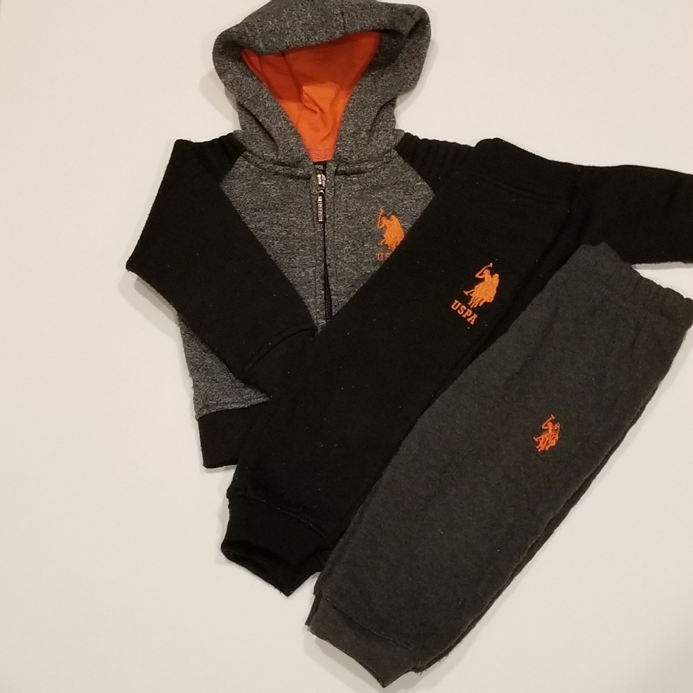 🔥 18m baby boy polo matching winter outfit